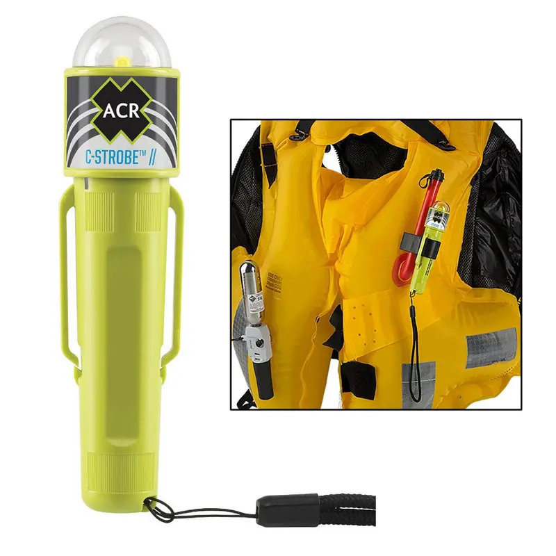 Acr C-Strobe Led Light Jacket Emergency Signal, Uscg, Solas (Batteries Not Included) [3965] 1
