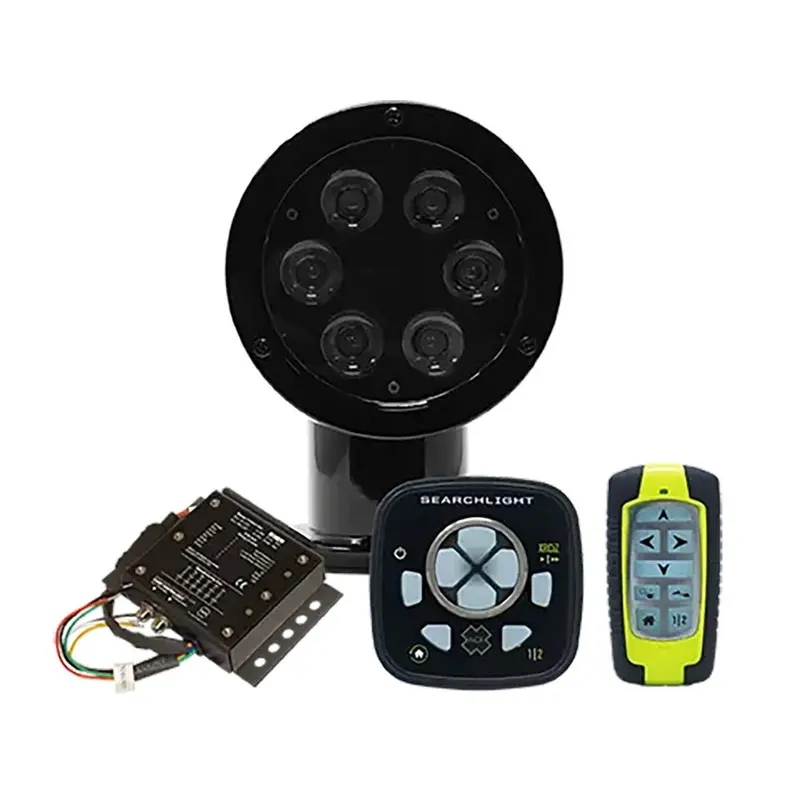 Acr Rcl-50 Led Black Searchlight W/Urp-103 Wired Point Pad, Urc-104 Master Controller  Urc-103 Wireless Handheld Remote [1981] 1