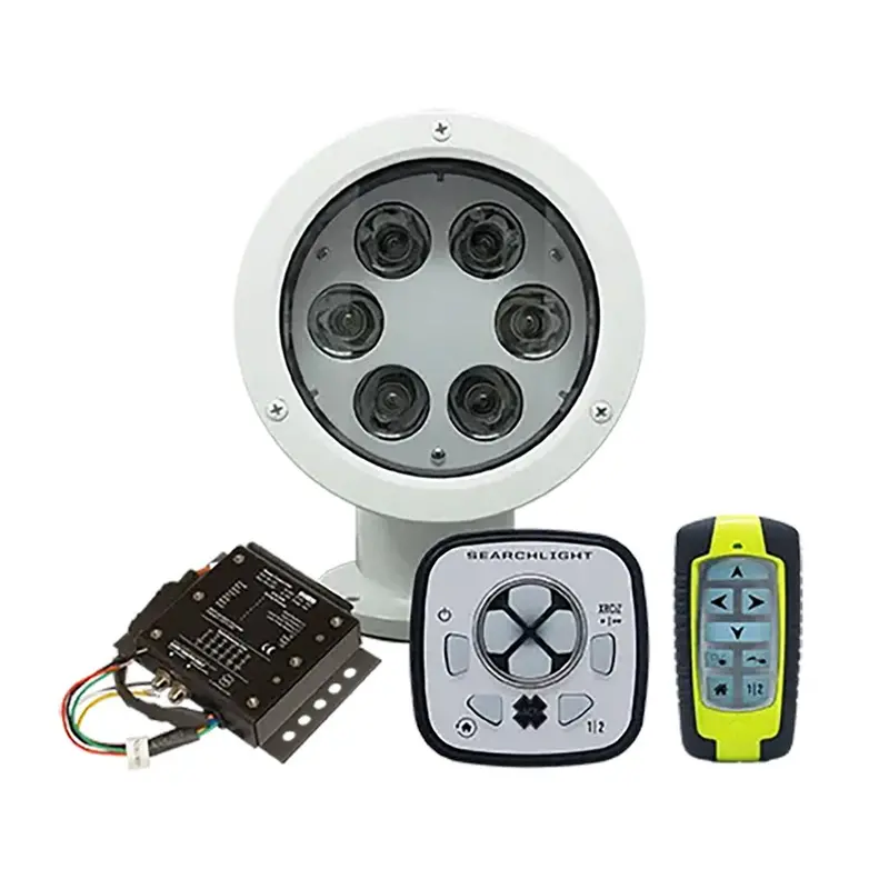 Acr Rcl-50 Led White Searchlight W/Urp-103 Wired Point Pad, Urc-104 Master Controller  Urc-103 Wireless Handheld Remote [1980] 1