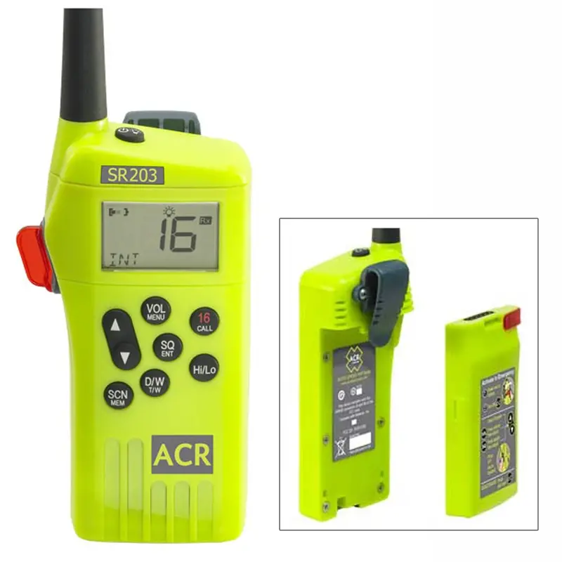 Acr Sr203 Vhf Handheld Survival Radio [2827] 1