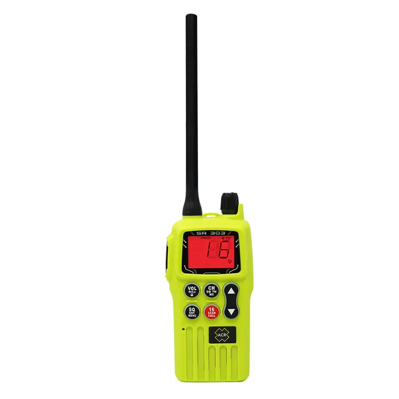 Acr Sr303 Survival Radio Kit Vhf Multi-Channel Gmdss/Fcc/Med W/Replaceable Lithium Ion Battery [4587] 1