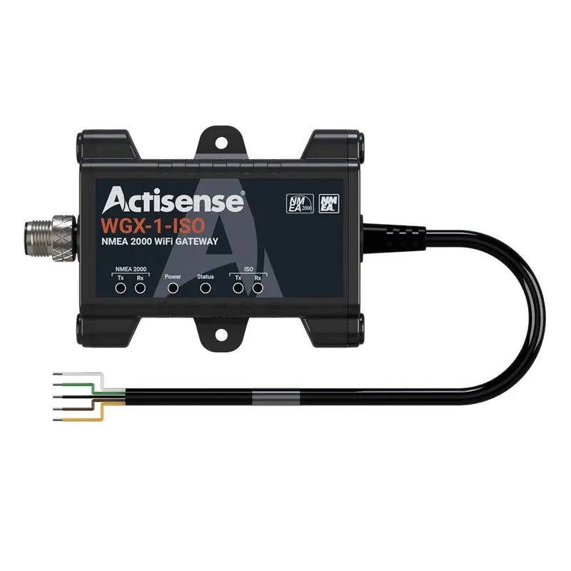 Actisense Nmea 0183 To Nmea2000 Gateway W/Wifi  Pc Interface - Iso Connection [Wgx-1-Iso] 1