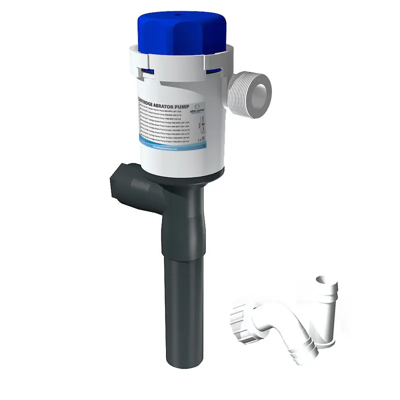 Albin Group Cartridge Aerator Pump - 1100 Gph - 12V - Straight [01-05-081] 1