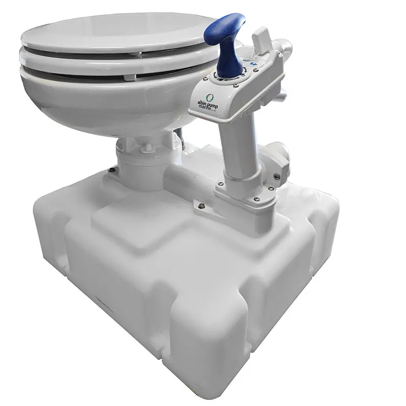 Albin Group Voyager Manual Toilet System W/Tank [07-06-015] 1
