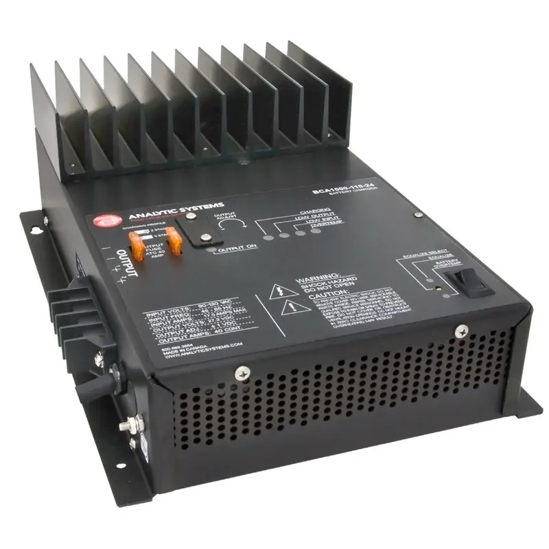 Analytic Systems Ac Charger 2-Bank 30A 32V Out/110V In W/Digital Volt/Amp Meter [Bca1000v-110-32] 1