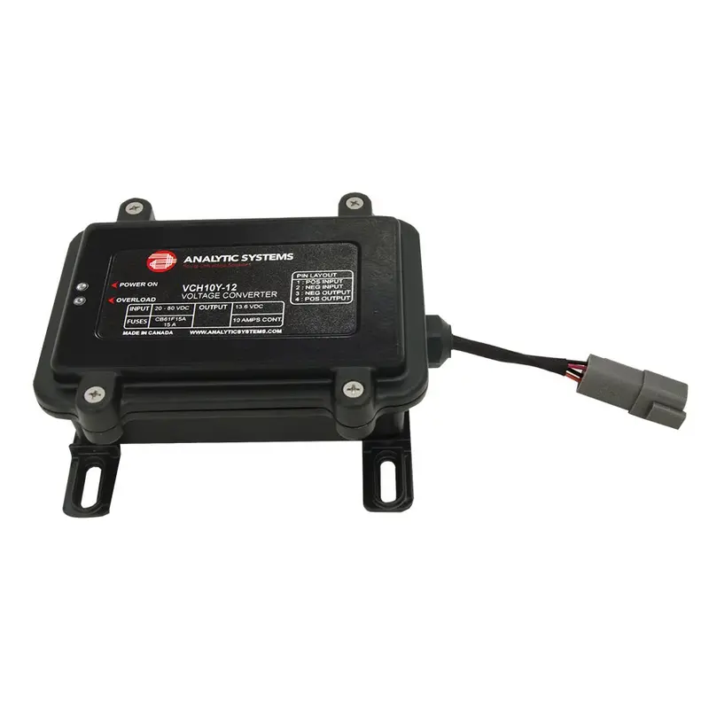 Analytic Systems Waterproof Ip66 Dc Converter 10A, 12V Out 20-80V In, Ruggedized [Vch10w-12] 1