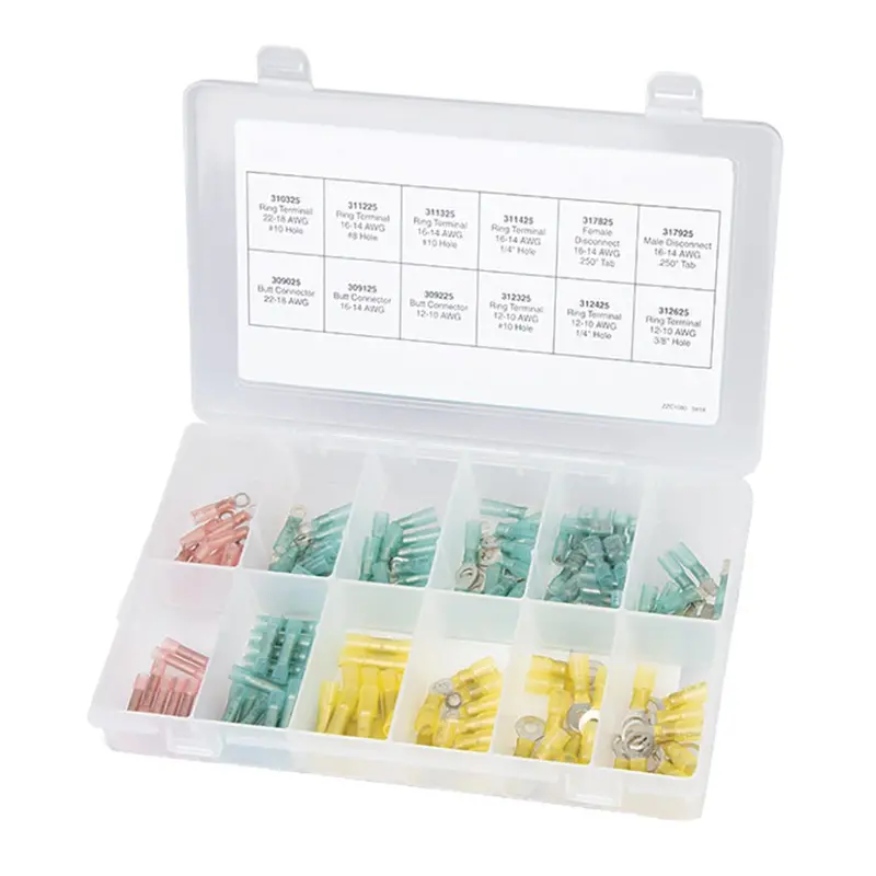 Ancor 160-Piece Heat Shrink Terminals  Connectors Kit [320101] 1