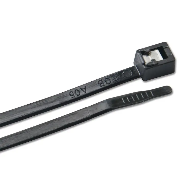 Ancor 8" Uv Black Self Cutting Cable Zip Ties - 500-Pack [199264] 1
