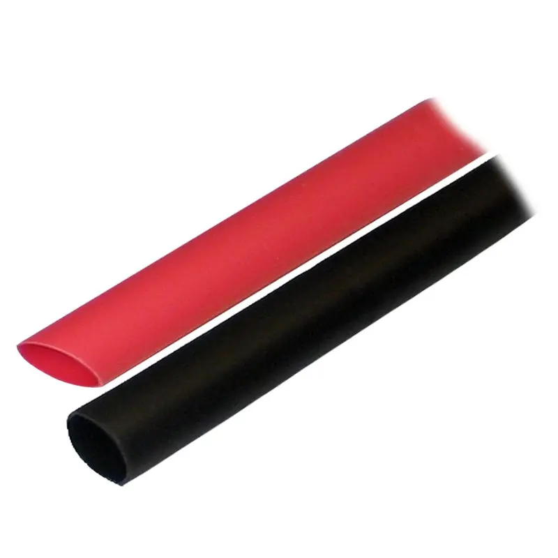 Ancor Adhesive Lined Heat Shrink Tubing (Alt) - 1/2" X 3" - 2-Pack - Black/Red [305602] 1