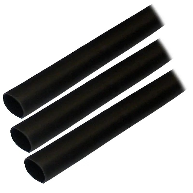 Ancor Adhesive Lined Heat Shrink Tubing (Alt) - 1/2" X 3" - 3-Pack - Black [305103] 1