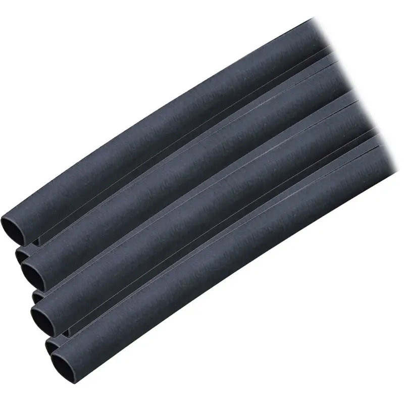 Ancor Adhesive Lined Heat Shrink Tubing (Alt) - 1/4" X 12" - 10-Pack - Black [303124] 1