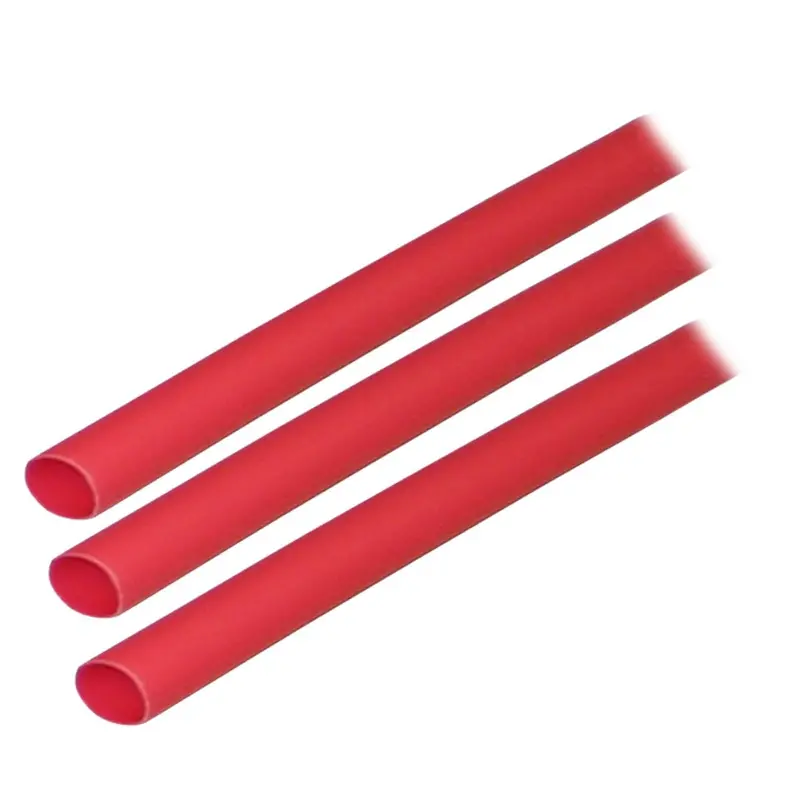 Ancor Adhesive Lined Heat Shrink Tubing (Alt) - 1/4" X 3" - 3-Pack - Red [303603] 1