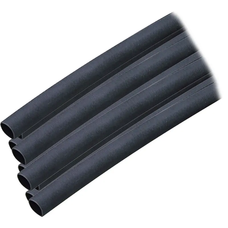 Ancor Adhesive Lined Heat Shrink Tubing (Alt) - 1/4" X 6" - 10-Pack - Black [303106] 1