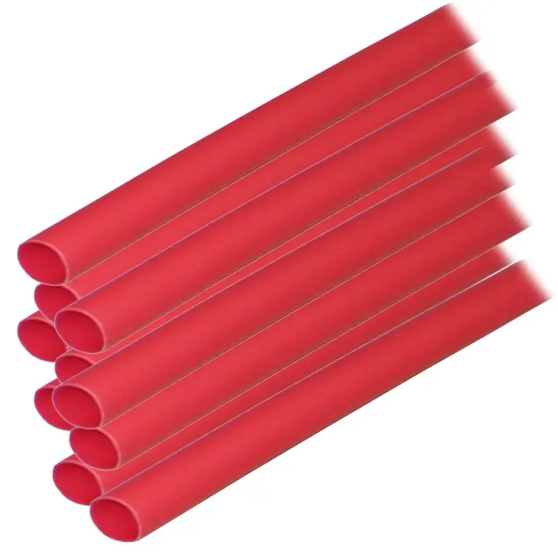 Ancor Adhesive Lined Heat Shrink Tubing (Alt) - 1/4" X 6" - 10-Pack - Red [303606] 1