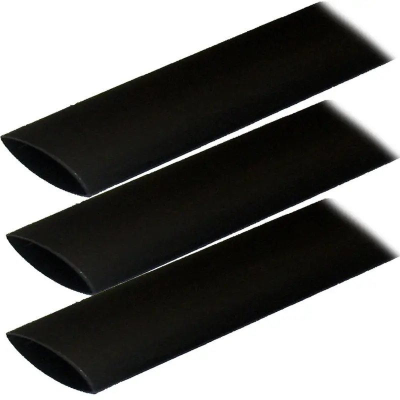 Ancor Adhesive Lined Heat Shrink Tubing (Alt) - 1" X 12" - 3-Pack - Black [307124] 1
