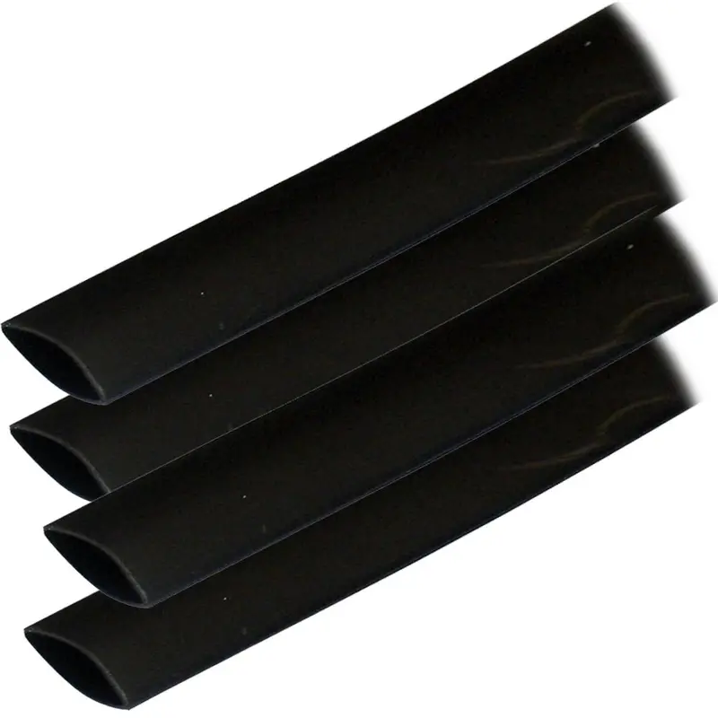 Ancor Adhesive Lined Heat Shrink Tubing (Alt) - 3/4" X 12" - 4-Pack - Black [306124] 1