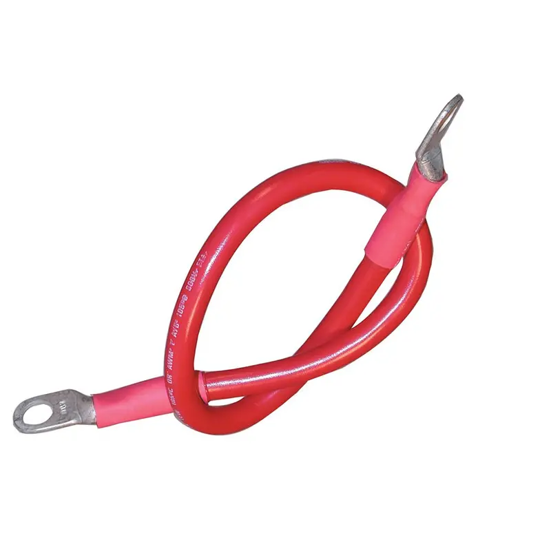 Ancor Battery Cable Assembly, 2 Awg (34Mm) Wire, 3/8" (9.5Mm) Stud, Red - 18" (45.7Cm) [189141] 1