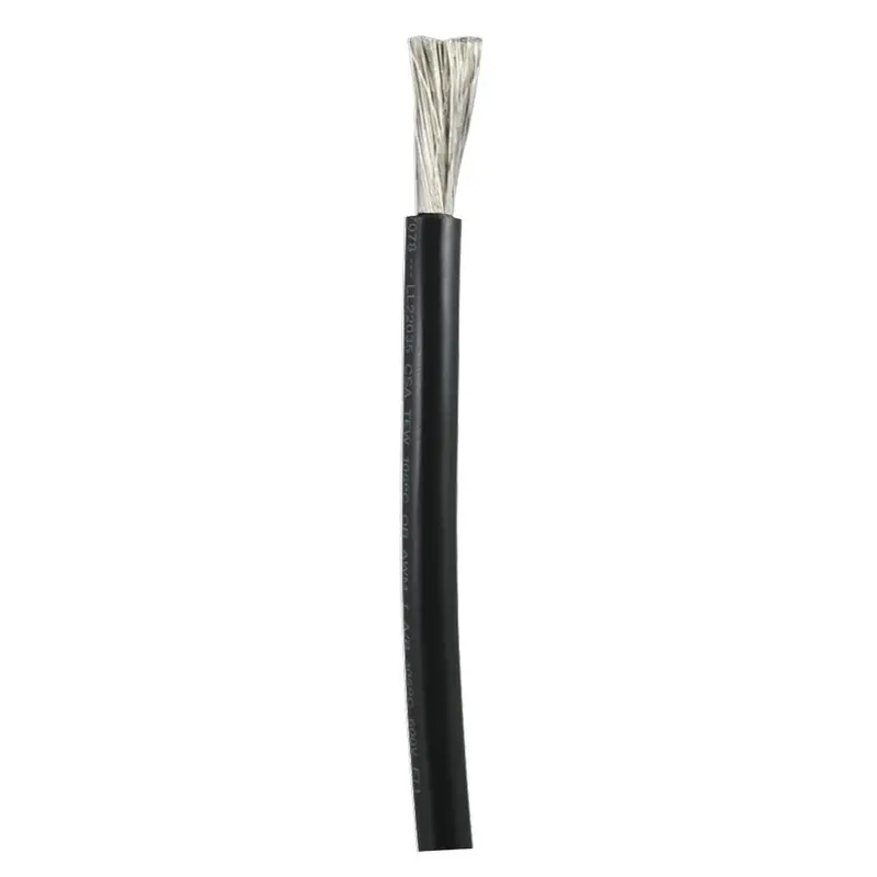 Ancor Black 1/0 Awg Battery Cable - Sold By The Foot [1160-Ft] 1