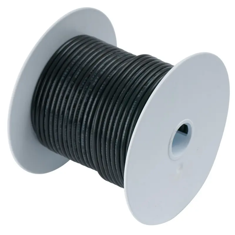Ancor Black 1/0 Awg Tinned Copper Battery Cable - 50' [116005] 1