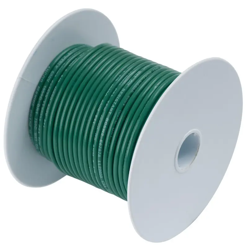 Ancor Green 16 Awg Tinned Copper Wire - 100' [102310] 1
