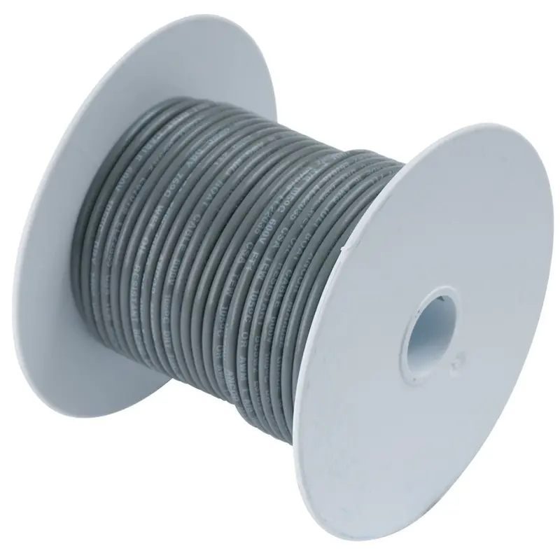 Ancor Grey 14 Awg Tinned Copper Wire - 100' [104410] 1