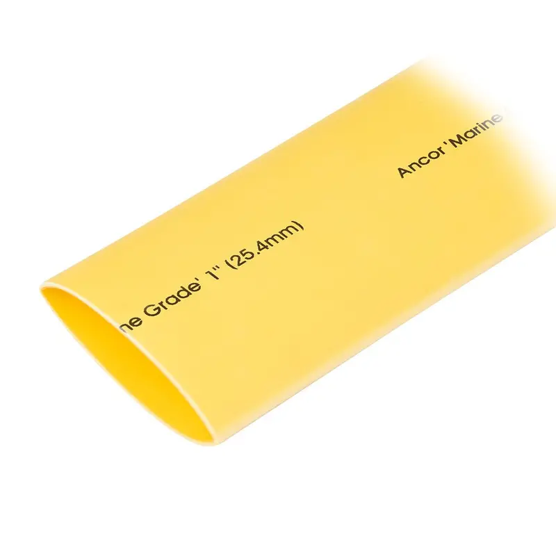 Ancor Heat Shrink Tubing 1" X 48" - Yellow - 1 Pieces [307948] 1