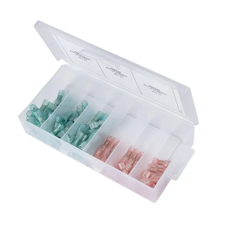 Ancor Heat Shrink Universal Speaker Connector Kit F/22-18/16-14 - Assorted 90 Piece [Spkkit] 1