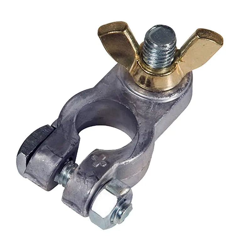 Ancor Lead Battery Terminal - 3/8" Stud - Positive [260200] 1