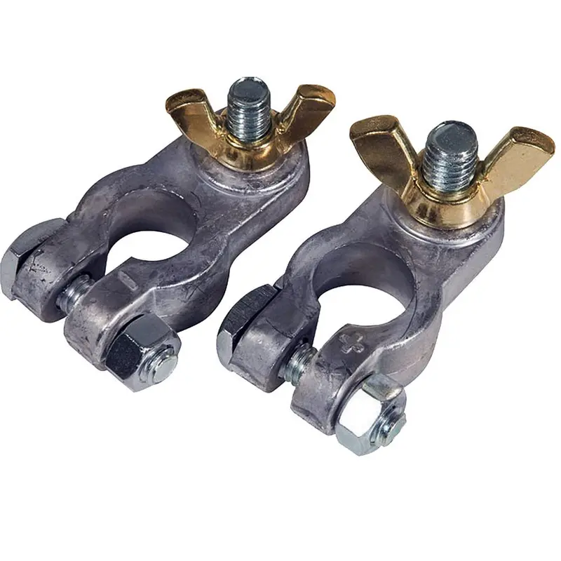 Ancor Lead Battery Terminal - 5/16" & 3/8" Stud - Positive & Negative Combo [260325] 1