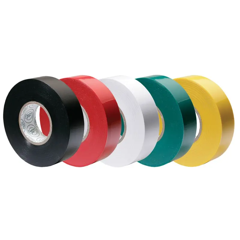Ancor Premium Assorted Electrical Tape - 1/2" X 20' - Black / Red / White / Green / Yellow [339066] 1