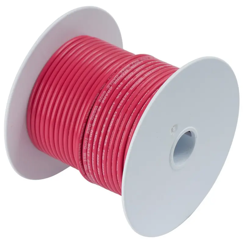 Ancor Red 18 Awg Tinned Copper Wire - 100' [100810] 1