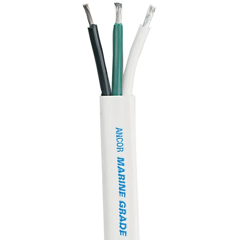 Ancor White Triplex Cable - 10/3 Awg - Flat - 300' [131130] 1
