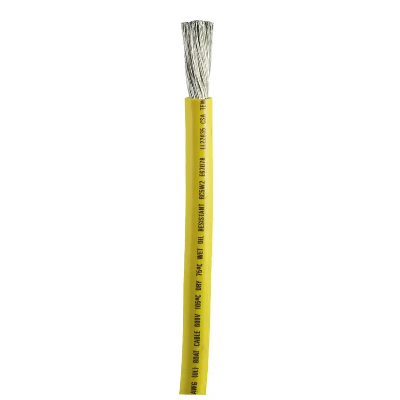 Ancor Yellow 1/0 Awg Battery Cable - Sold By The Foot [1169-Ft] 1