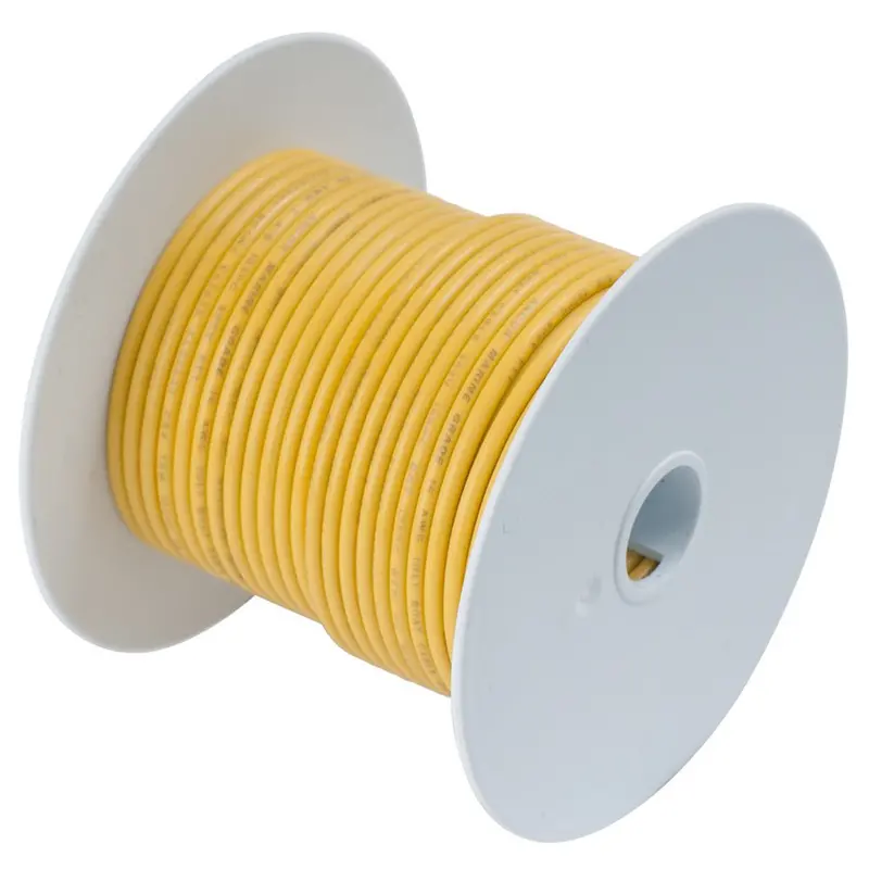 Ancor Yellow 18 Awg Tinned Copper Wire - 100' [101010] 1
