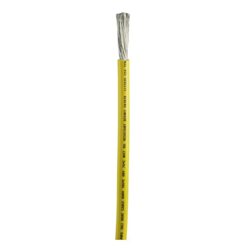Ancor Yellow 2 Awg Battery Cable - Sold By The Foot [1149-Ft] 1