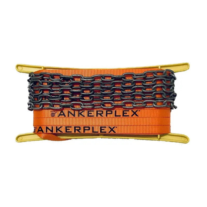 Ankerplex Flat Anchor Line W/Chain F/Vessels Up To 15' 75' + 9' Galvanized Chain On Storage Reel [Afl25] 1