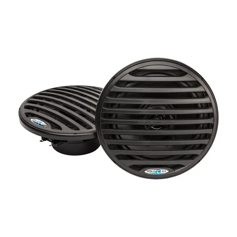 Aquatic Av 6.5" Economy Speakers - Black - Pair [Ec122] 1