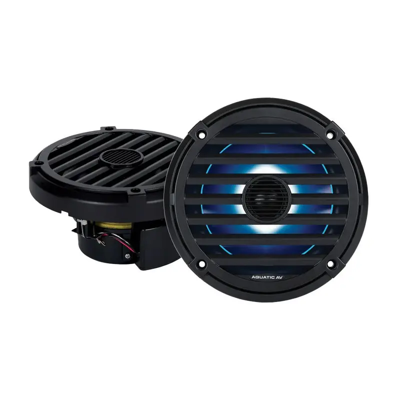 Aquatic Av Elite 6.5" Rgb Speakers - Black - Pair [El424] 1
