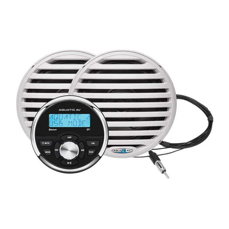 Aquatic Av Gp1 Gauge Stereo  Economy 6.5" Speakers - White (Pair) [Gp100w] 1