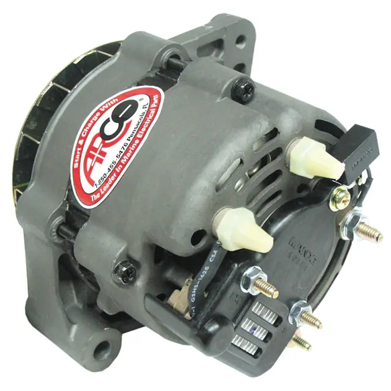 Arco Marine Premium Replacement Inboard Alternator W/Single Groove Pulley - 12V 55A [60125] 1