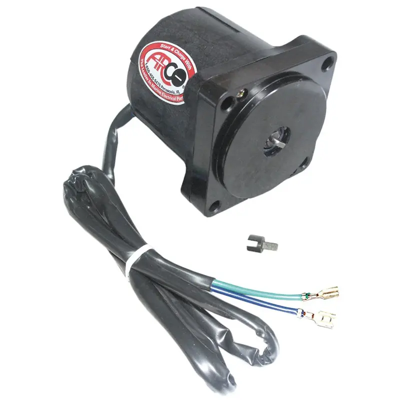 Arco Marine Replacement Johnson/Evinrude Tilt Trim Motor - 2-Wire, 4 Bolt, Flat Blade Shaft [6241] 1