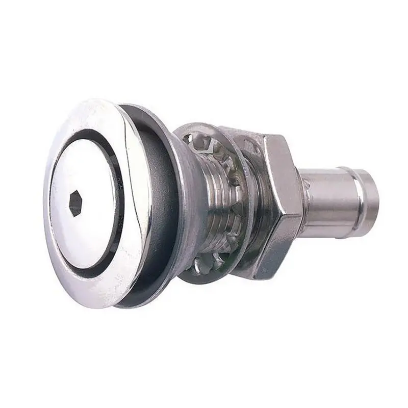 Attwood 316 Stainless Steel Alloy Flush Mount Fuel Vent - Straight Vent [66031-3] 1