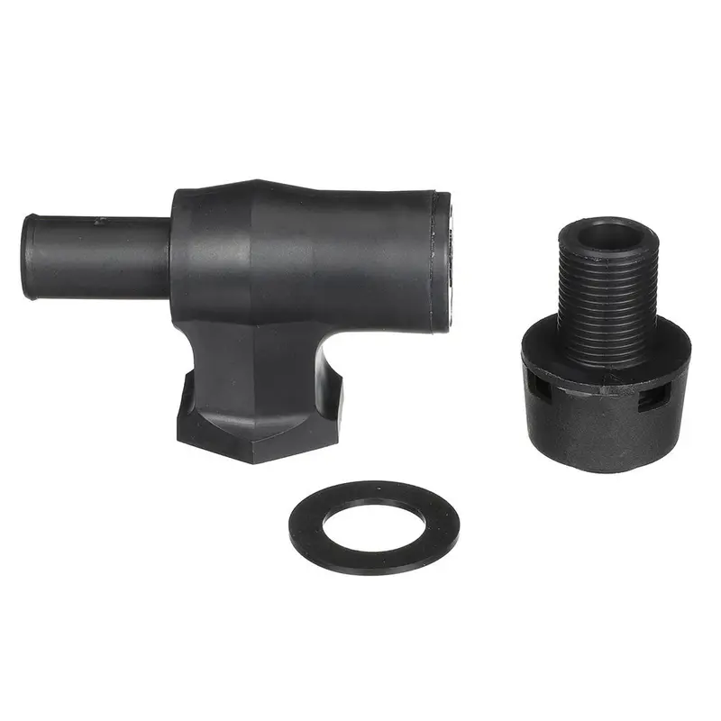 Attwood 90 P-Trap Fuel Tank Vent - Black W/Black Vent Head [1670-3] 1