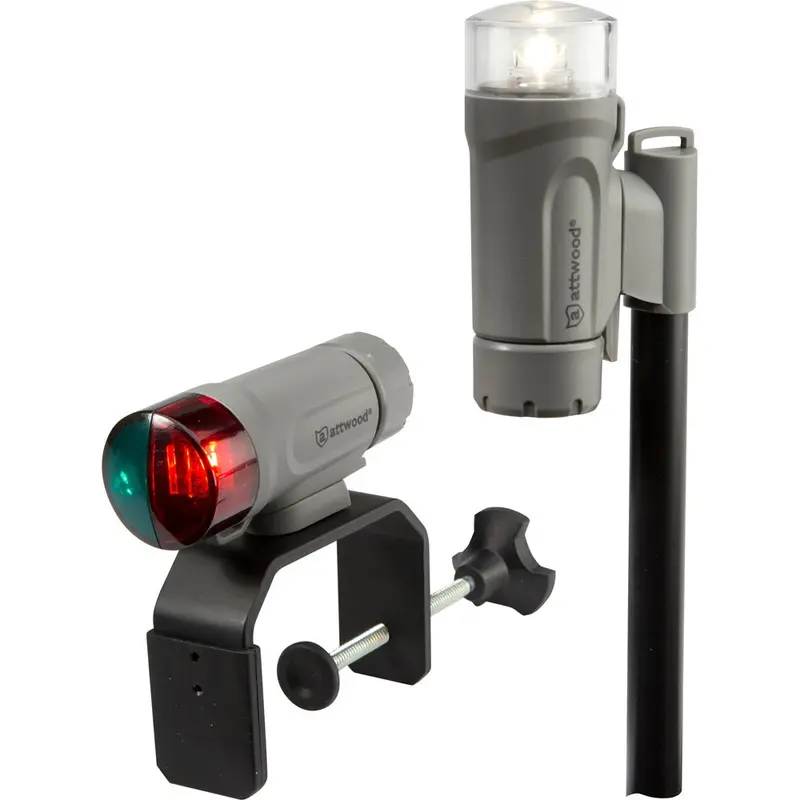 Attwood Clamp-On Portable Led Light Kit - Marine Gray [14190-7] 1