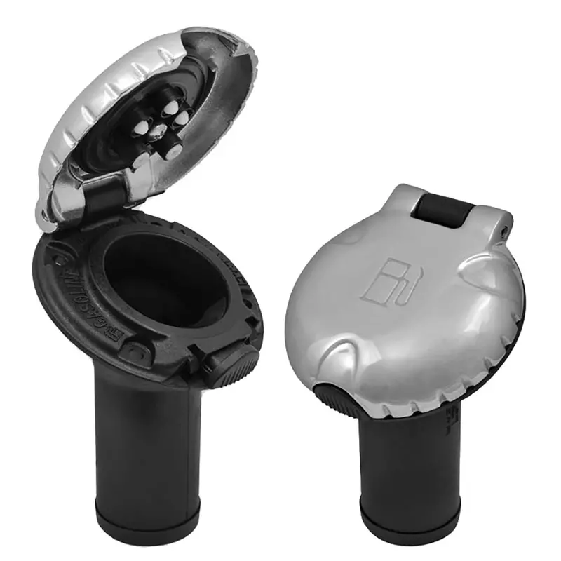 Attwood Deck Fill F/Carbon Canister System - Angled Body  Scalloped Chrome Cap [99Dfccaz1s] 1