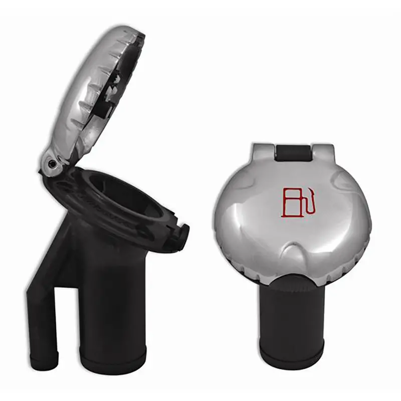 Attwood Deck Fill F/Pressure Relief Systems - Angled Body  Scalloped Stainless Steel Cap [99Dfpvas1s] 1