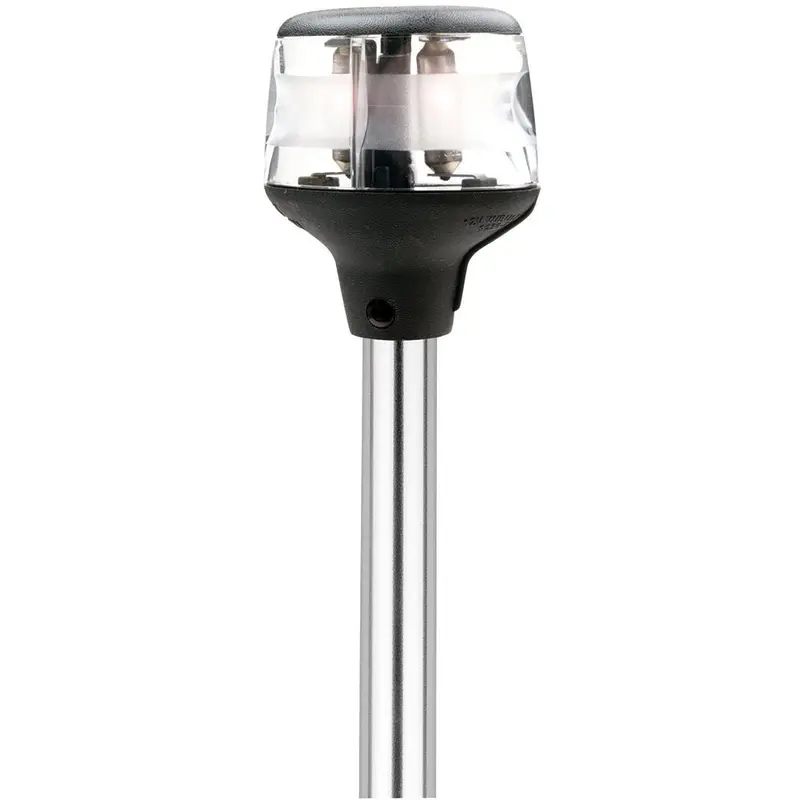 Attwood Fold-Down Incandescent Anchor/Masthead Light - 20" Horizontal Composite Base - 12V [7202-P-7] 1