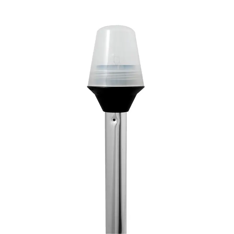 Attwood Frosted Globe All-Around Pole Light W/2-Pin Locking Collar Pole - 12V - 36" [5110-36-7] 1