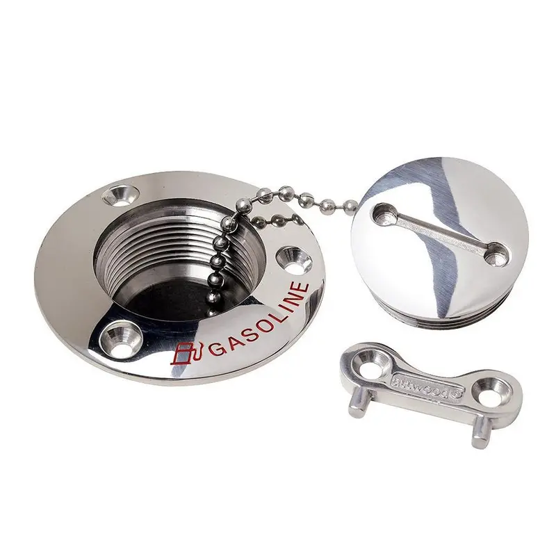 Attwood Gasoline Deck Fill - 1-1/2" Stainless Steel Alloy [66406-5] 1