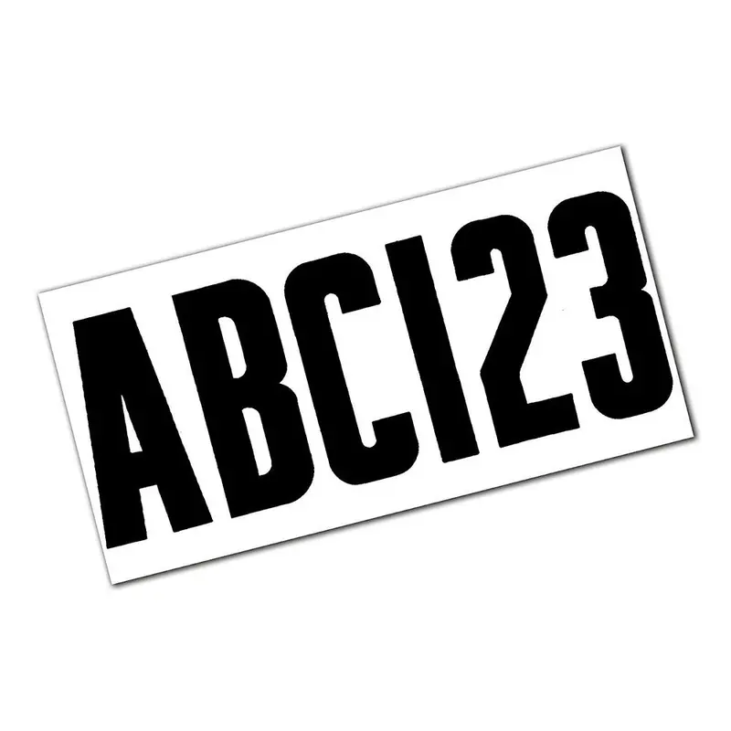 Attwood Letter  Number Kit - Black  [14142-7] 1